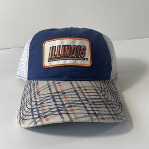 Illinois University Men's Hat Baseball Cap NCAA Blue Orange New